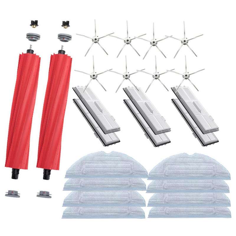 For Roborock S7 T7s T7 Plus Main/side Brush Hepa Filter Mop Cloth