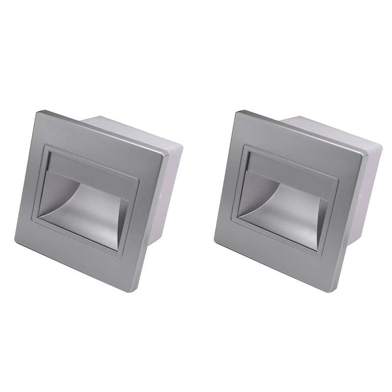 4pcs Stair Light Led 3w Led Recessed Wall Light Footlight Step Lamps