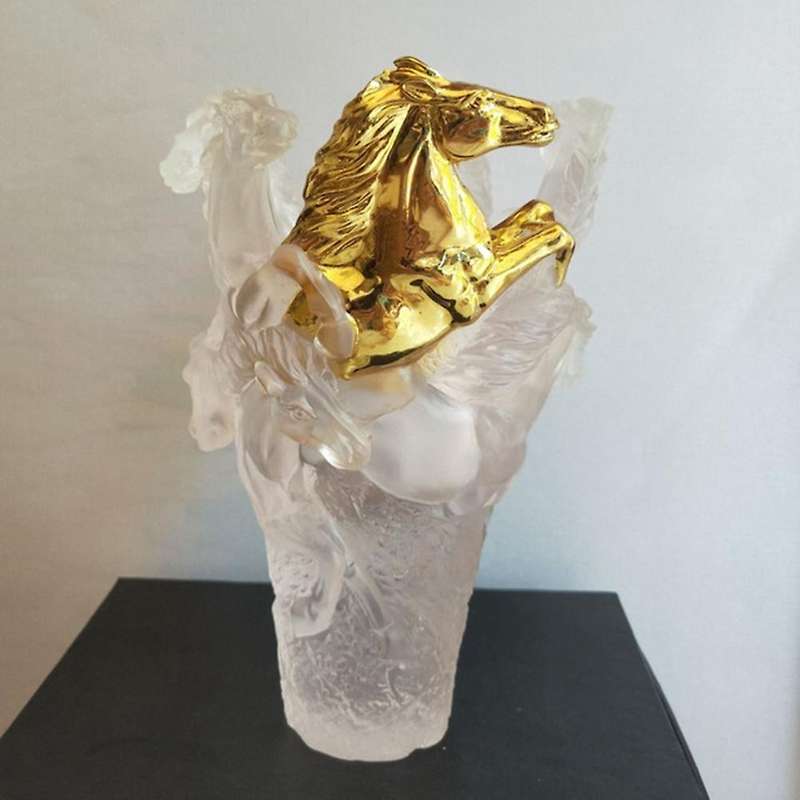 Resin Crystal Incense Burner Base Handicraft Ornaments for Home Decor