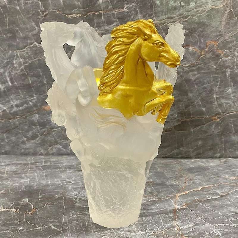 Resin Crystal Incense Burner Base Handicraft Ornaments for Home Decor
