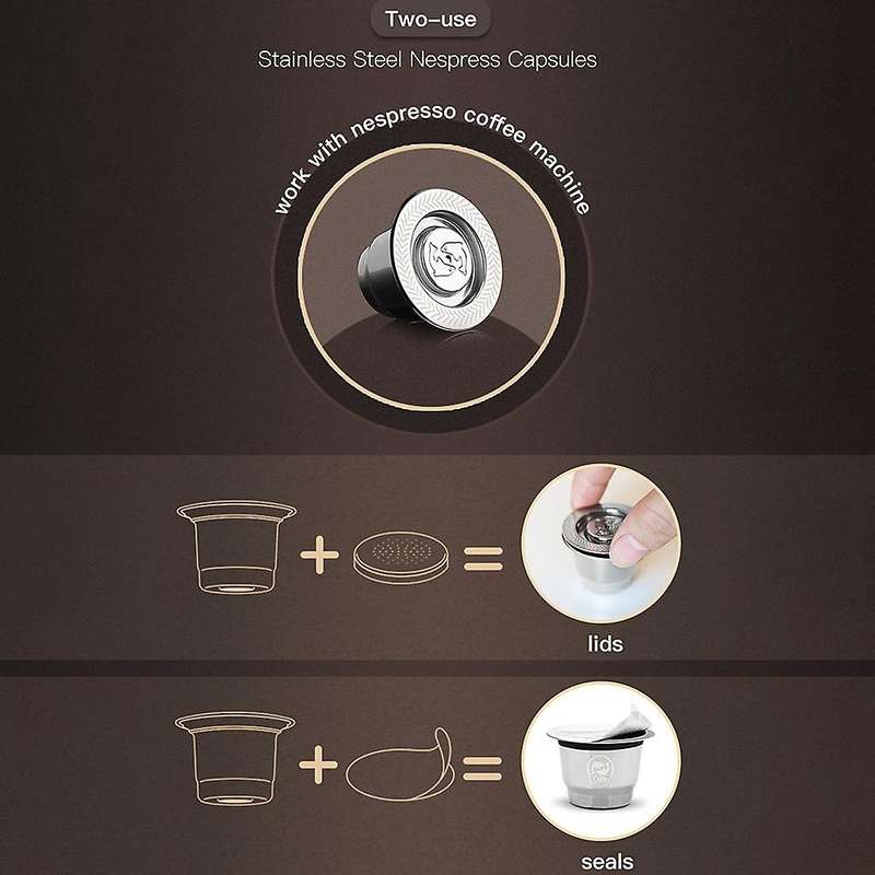 Stainless Steel Espresso Coffee Maker Capsule for Nespresso Coffee