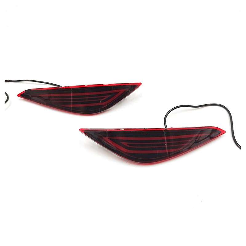 1 Pair 2-in-1 Functions Led Rear Fog Lamp for Toyota Rush 2018 - 2020
