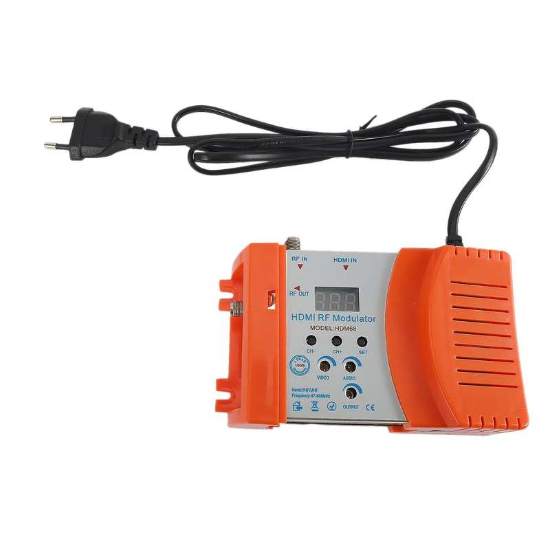 Hdm68 Modulator Digital Rf Hdmi Modulator Av to Rf Converter Eu Plug