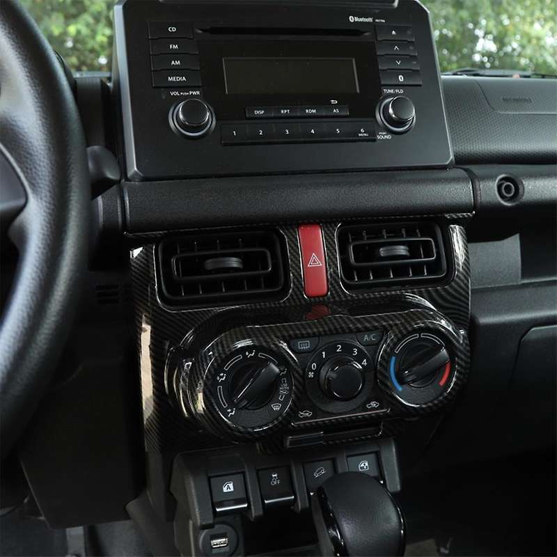 Car Air Conditioning Control Panel for Suzuki Jimny,carbon Fiber