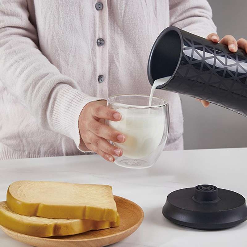 Milk Frother Electric Steamer for Making Latte Coffee Heater Eu Plug