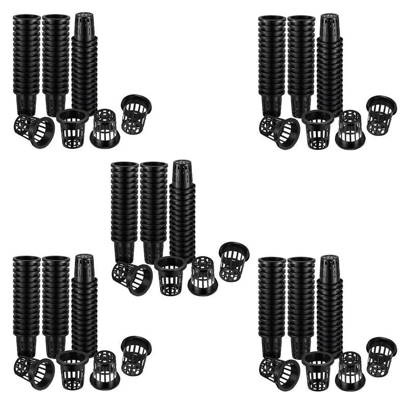 500 Pack Net Cups Slotted Mesh Wide Lip Filter Plant Net Pot
