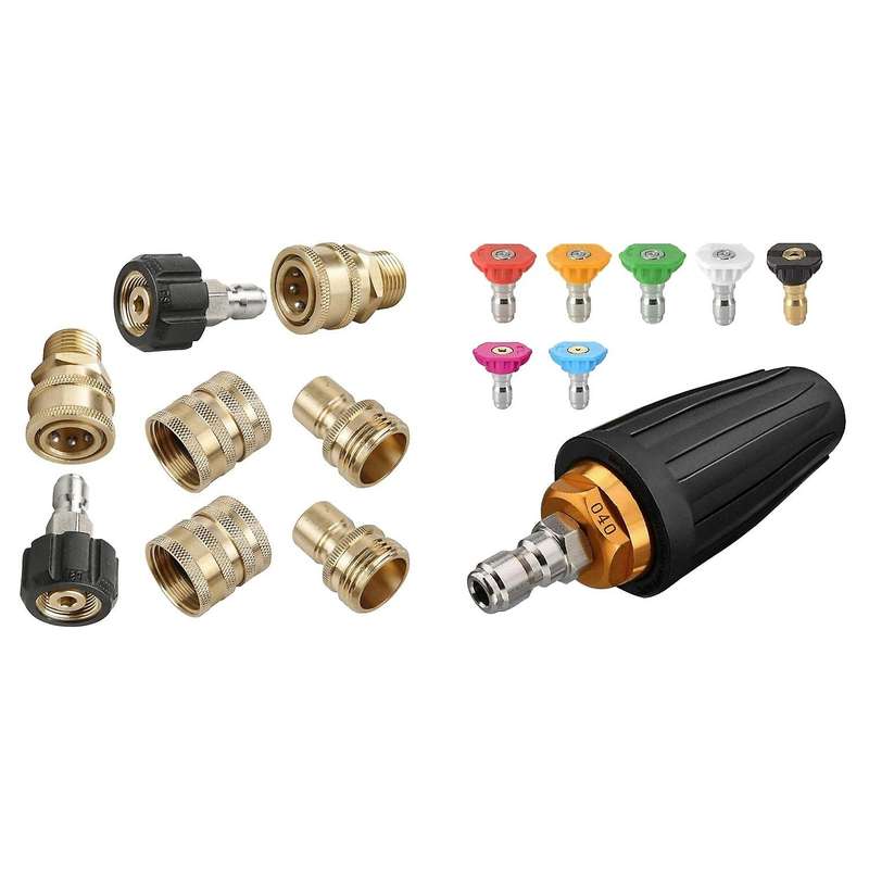 Quick Disconnect Kit, M22 Swivel to 3/8 Inch Quick Connect 8-pack