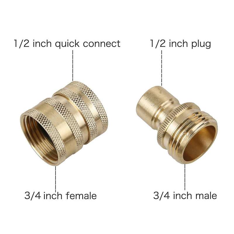 Quick Disconnect Kit, M22 Swivel to 3/8 Inch Quick Connect 8-pack