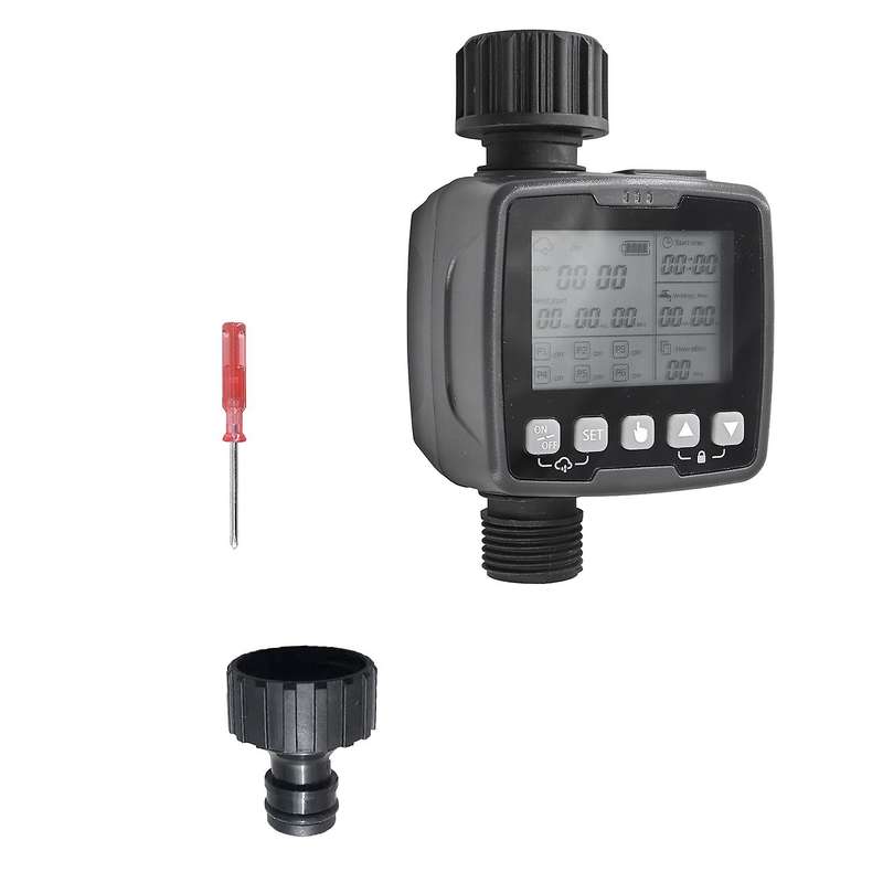 Water Sprinkler Timer,for Lawn(grey,us Faucet)