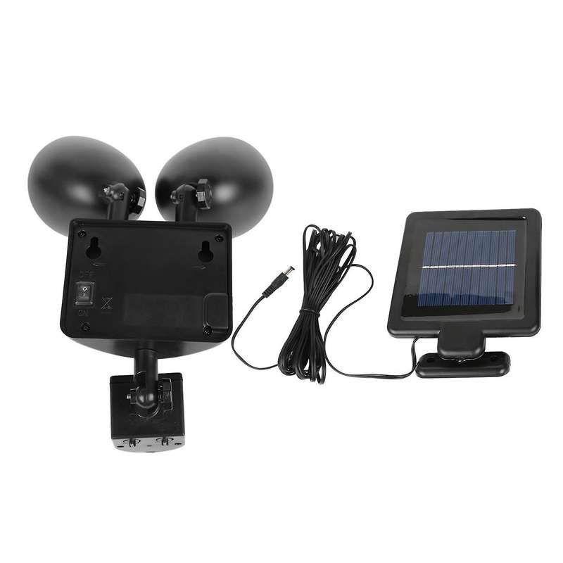 2x 22 Led Dual Security Detector Solar Spot Light