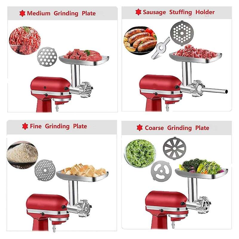 Metal Food Grinder Attachment for Kitchenaid Stand Mixer,meat Grinder