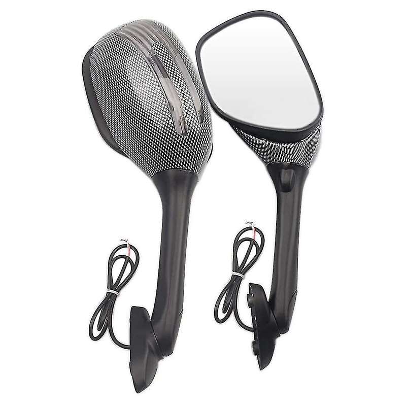 Led Turn Signal Light Side Wing Mirrors for Suzuki Gsxr 600 750 1000