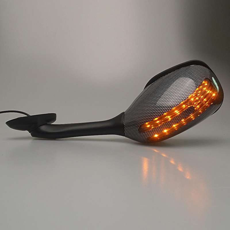 Led Turn Signal Light Side Wing Mirrors for Suzuki Gsxr 600 750 1000