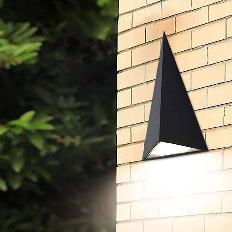 9w Led Outdoor Wall Light Triple-cornered Courtyard Aisle Wall Light