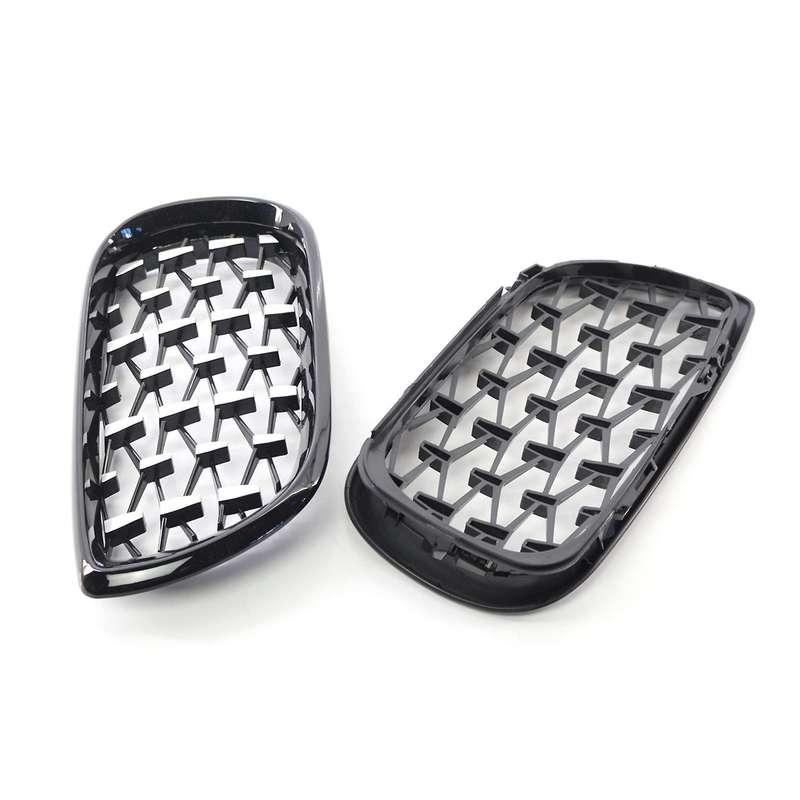 Front Air Outlet Kidney-shaped Racing Grills For-bmw E46 4-door 02-05