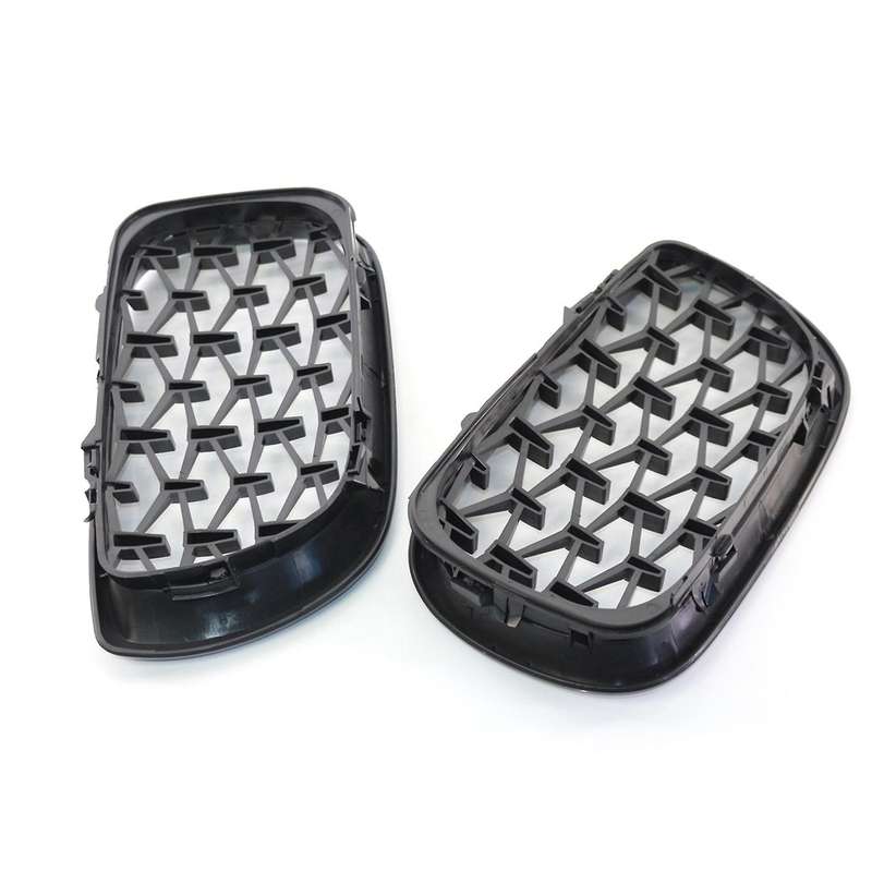 Front Air Outlet Kidney-shaped Racing Grills For-bmw E46 4-door 02-05