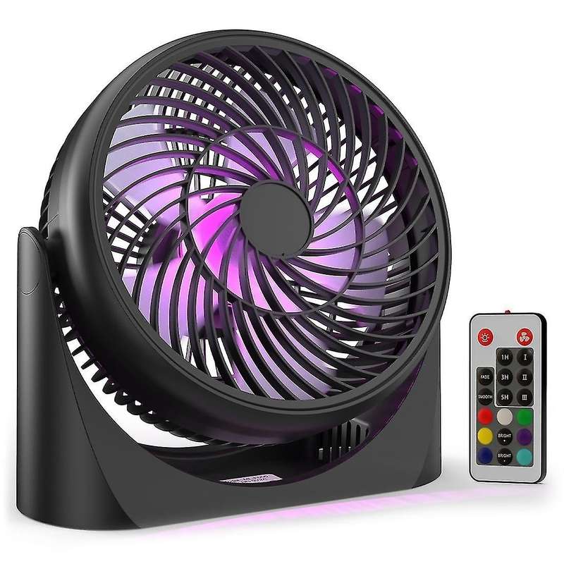 8 Inch Personal Usb Desk Fan,desktop Remote Control