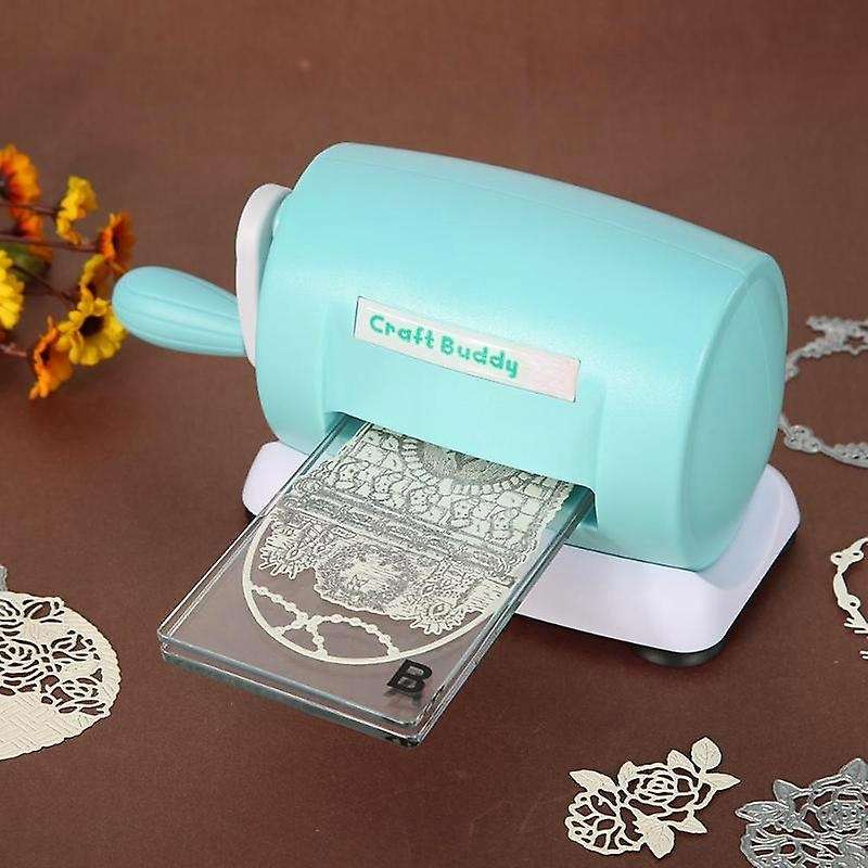 Diy Dies Cutting Embossing Machine Scrapbooking Cutter Blue