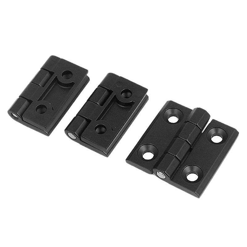12 X Black Aluminum Furniture Cabinet Door Hinge 50mm X 50mm