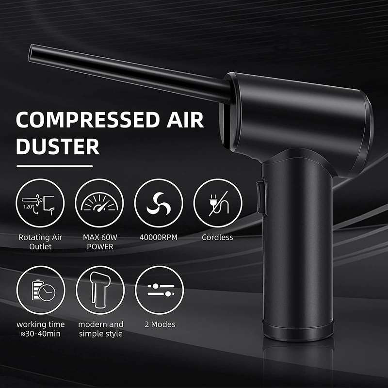 Compressed Air Can for Computers,air Dust Cleaner for Keyboard Crumbs