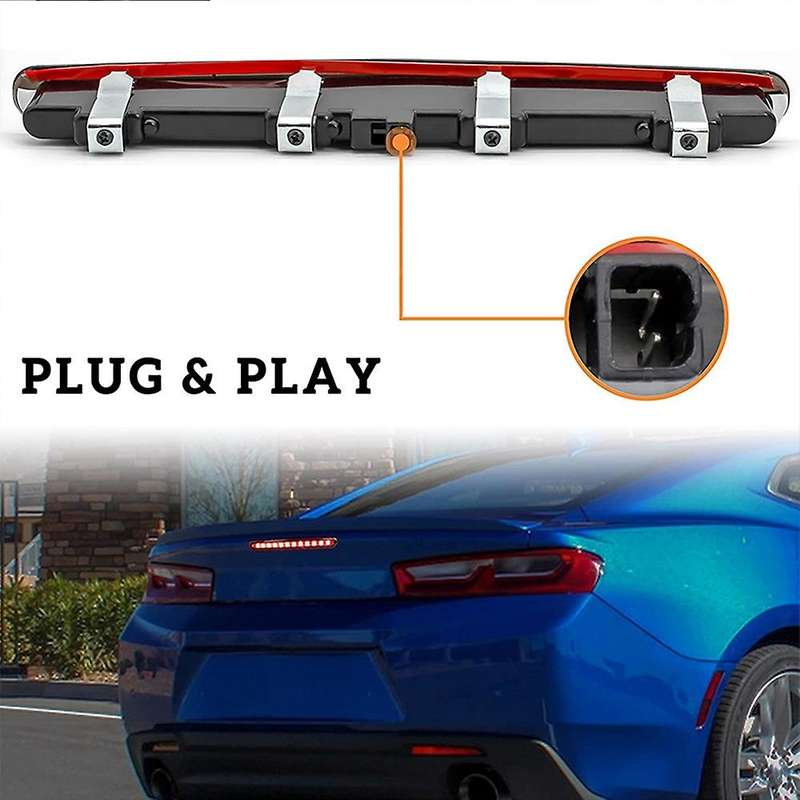 Car Smoked Black Led High Mount Rear Third Brake Light