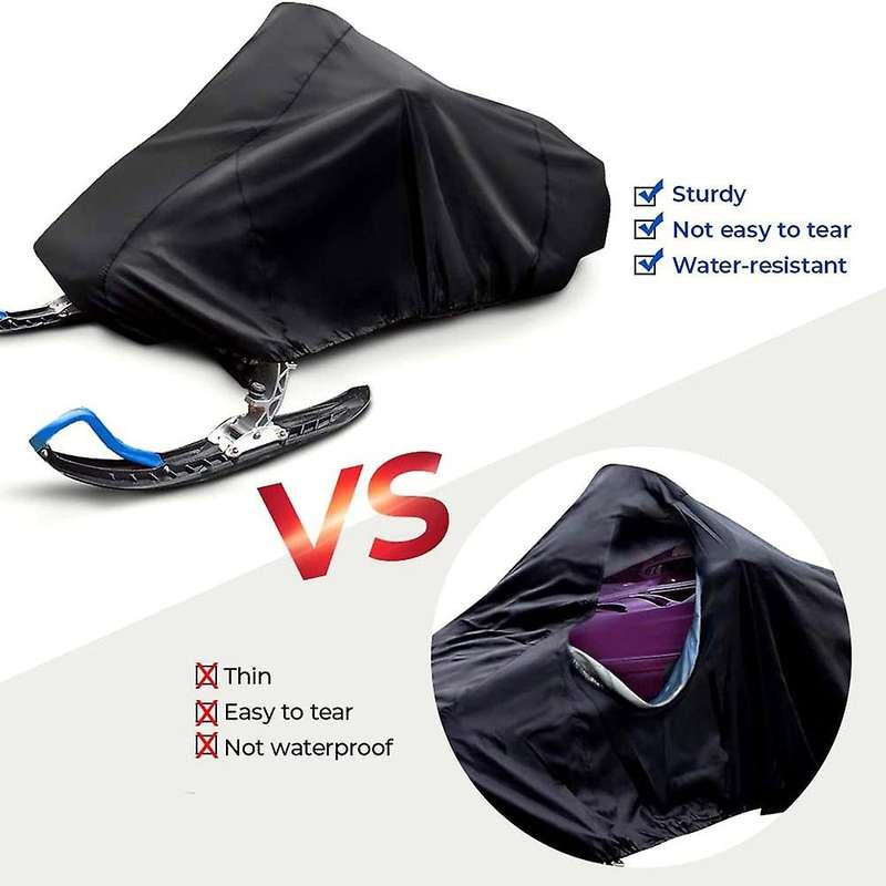 115x51x48 Inch Full Snowmobile Cover Trailerable Sled Anti-uv Cover