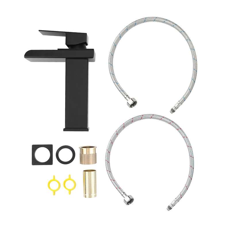 Waterfall Bathroom Faucet Vanity Vessel Tap Cold and Hot Water Tap