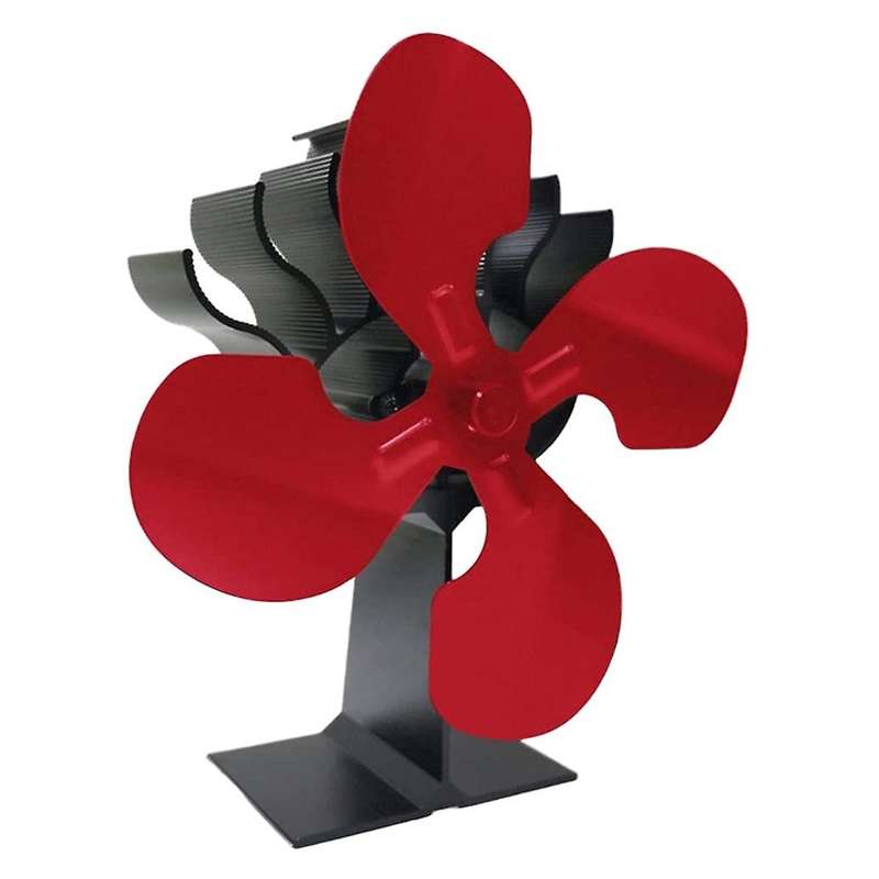 Heat Powered Stove Fan Fireplace Fan for Wood Log Burner Fireplace D
