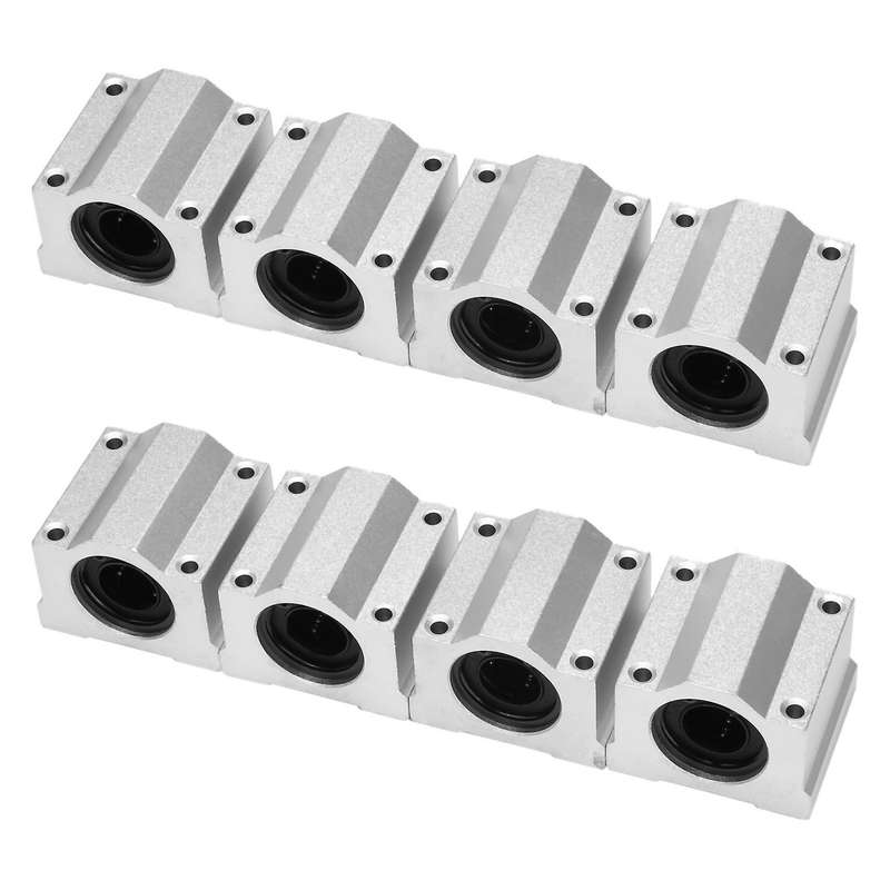 Linear Ball Bearing Slide Block Units,16mm Bore Dia,scs16uu Pack Of 8