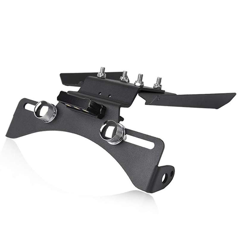Motorcycle License Plate Holder Bracket with Light
