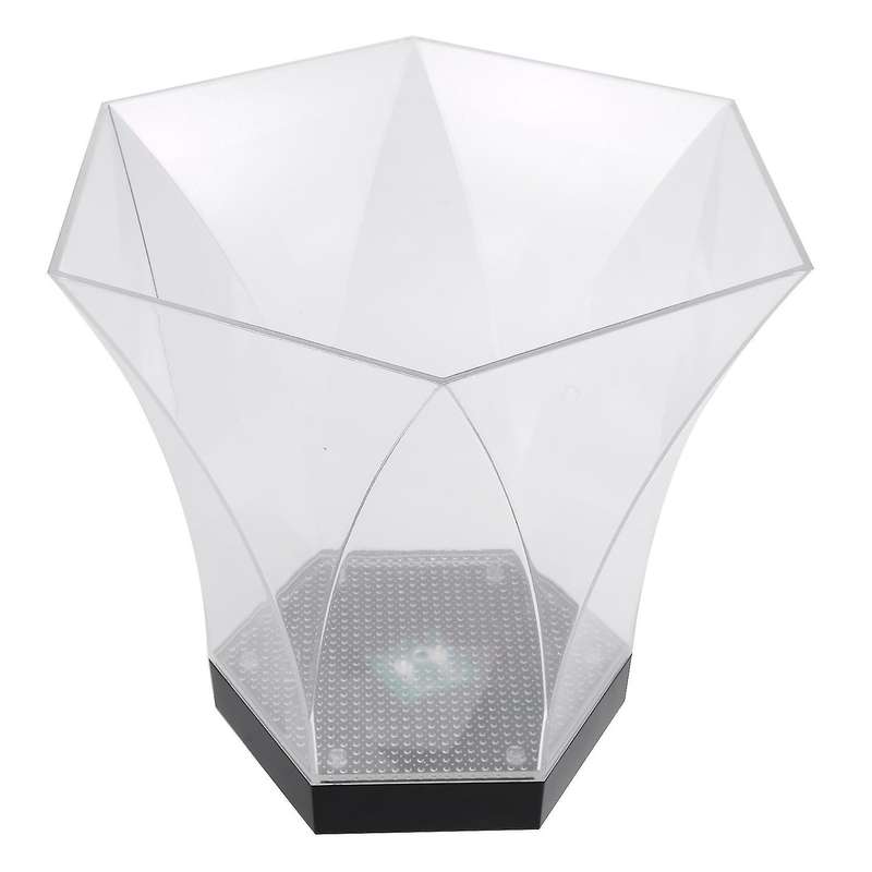 5l Large Capacity Polygonal Colorful Ice Bucket Bar (usb Powered)