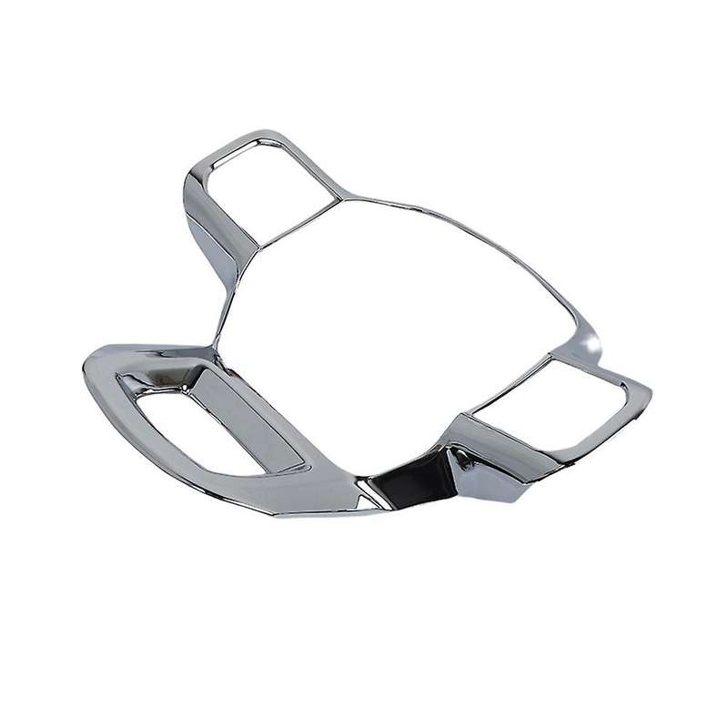 Steering Wheel Panel Cover for Ford F150 2021 2022,bright Silver