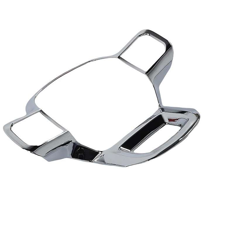 Steering Wheel Panel Cover for Ford F150 2021 2022,bright Silver