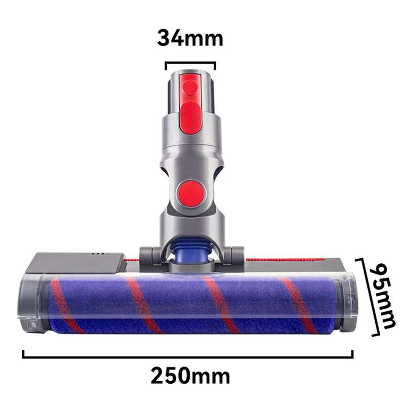 For Dyson V8 V7 V10 V11 Soft Velvet Roller Direct Drive Suction Head