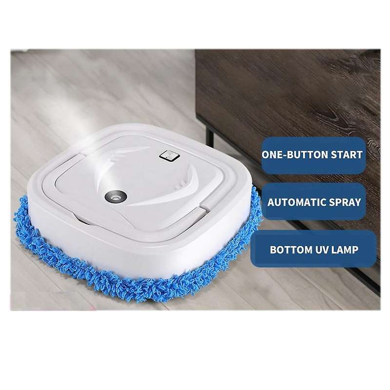 Smart Robot Vacuum Cleaner Rotary Mopping Machine Humidifying-white