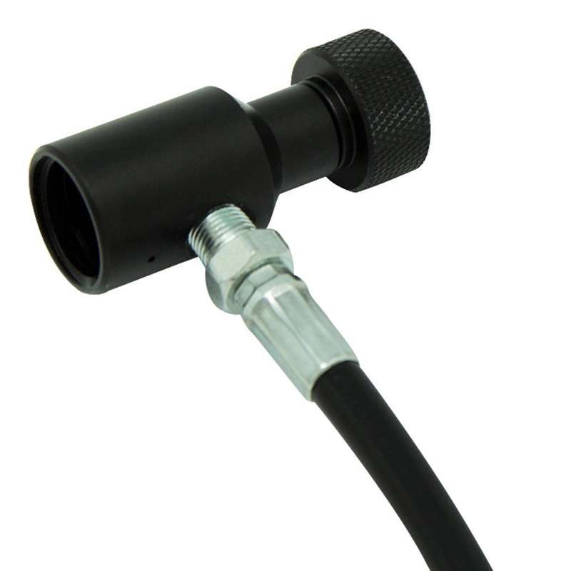 G1/2 to Tr21-4 Single-tube Double-valve Inflation Tube with 3000psi