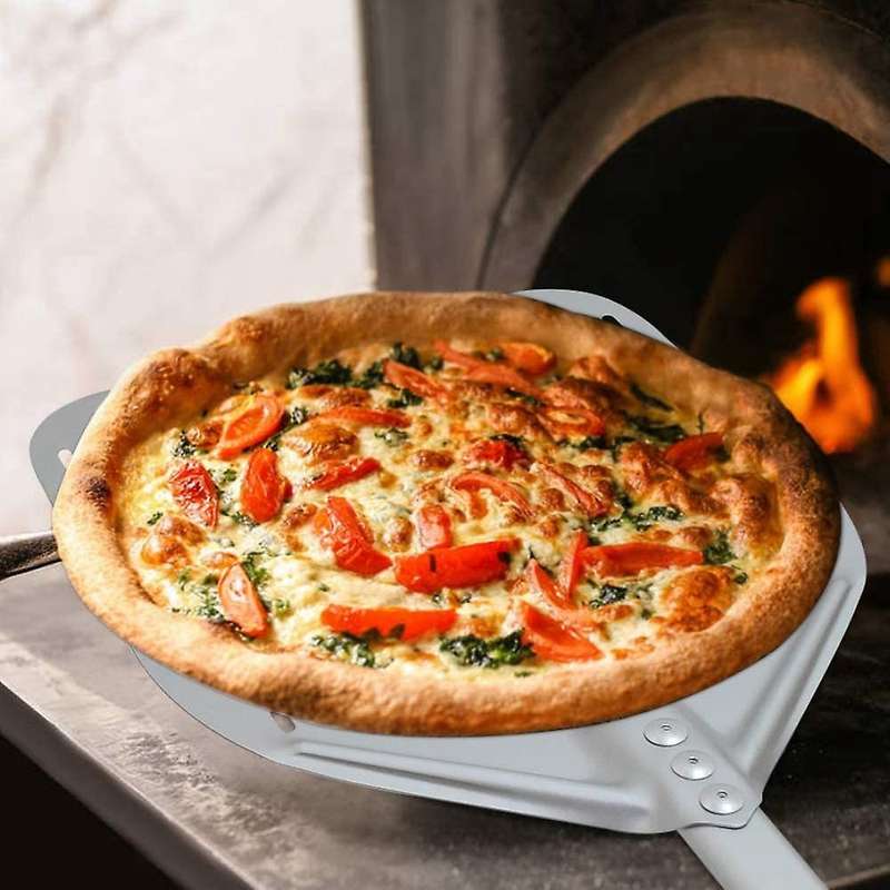 14 Inch Pizza Peel,aluminum Pizza Paddle with Detachable Handle