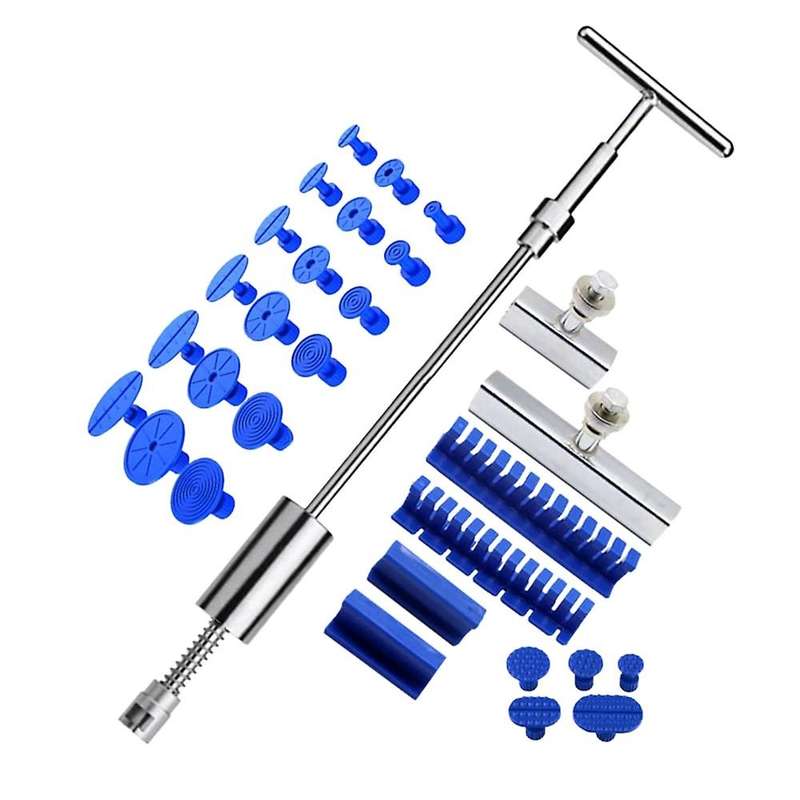Car Paintless Dent Repair Tool Kit Car Dent Puller Sheet Metal Tool