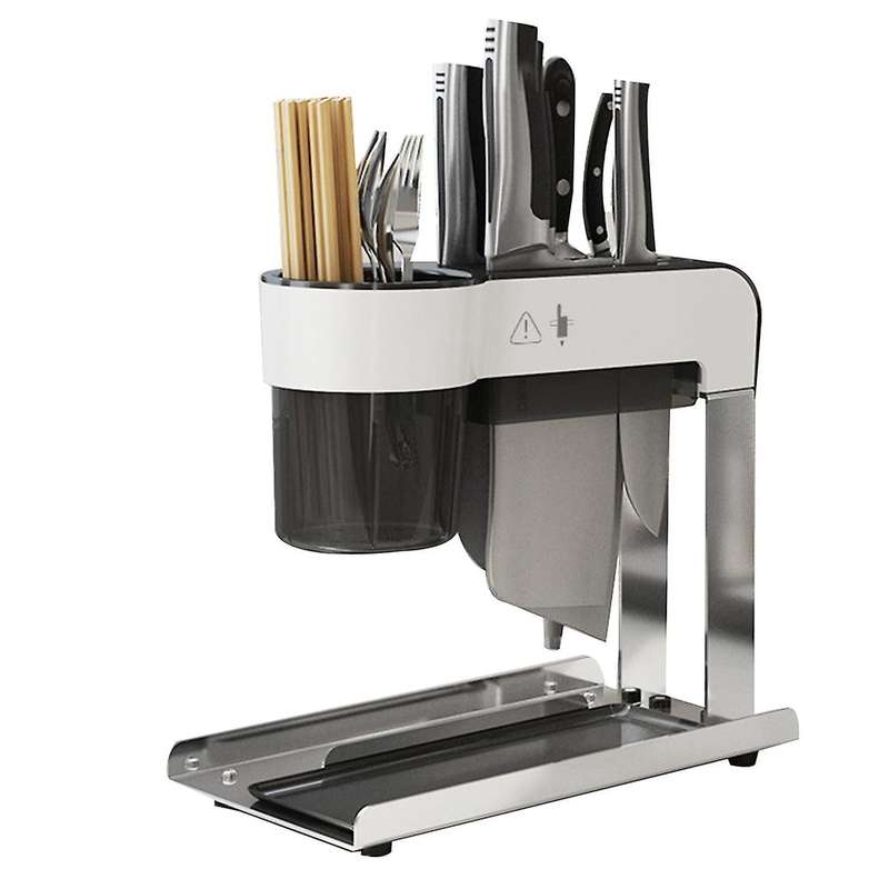 Stainless Steel Kitchen Shelf Countertop Knife Board Rack A