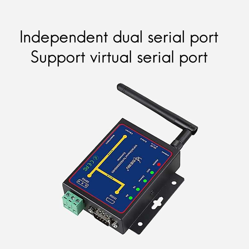 Diewu Single Network Port Wifi Wireless Serial Server Dual Serial