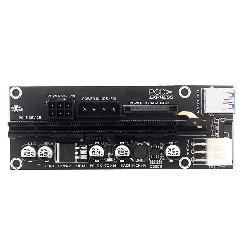 Pci-e X1 to 4 Port Usb3.0 Expansion Card for Graphics Card Btc Mining
