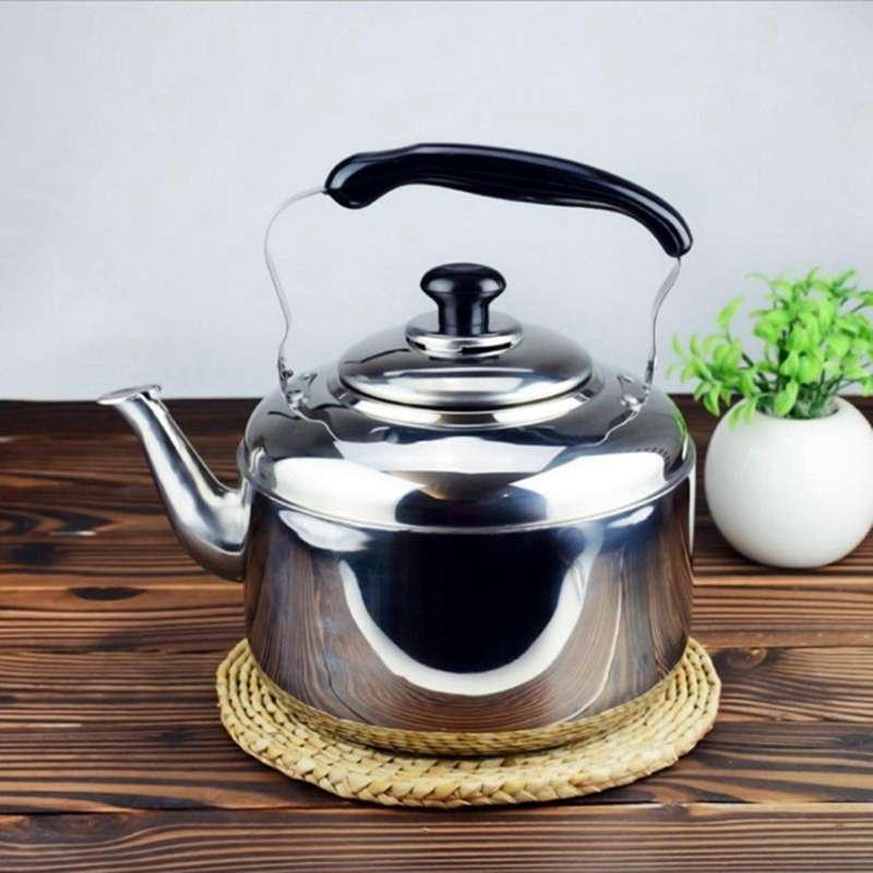 Stainless Steel Kettle Whistling Tea Kettle Coffee Stovetop 4l
