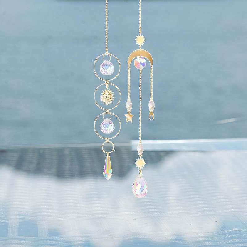 6 Pack Suncatcher Crystal Sun Catcher Crystal Pendant Lighting