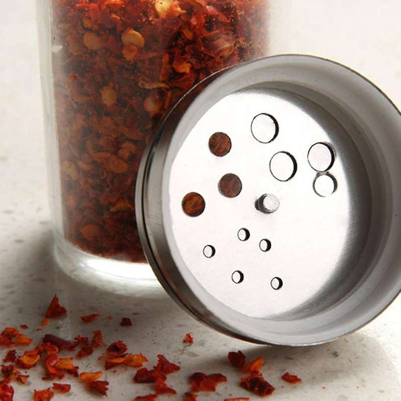 7pcs Seasoning Bottle Set Household Shaker Sealed Sprinkler Pot