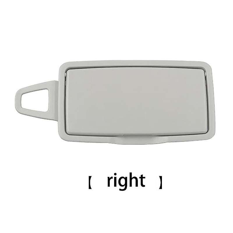 Car Front L+r Sun Shade Visor Makeup Cosmetic Mirror Cover Grey