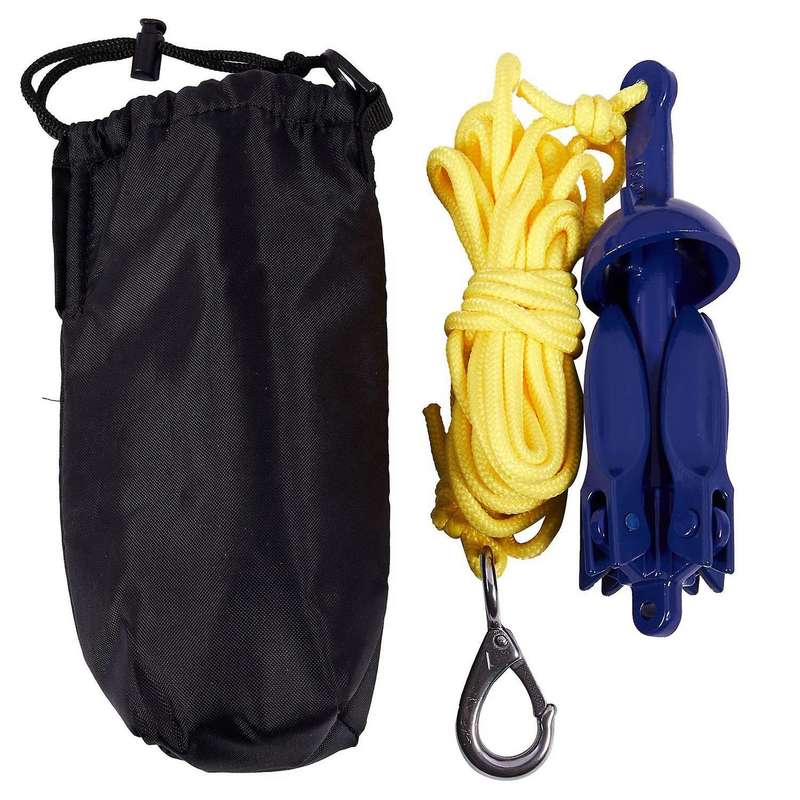 2x 4-tine Rowing Boats Folding Anchor Small Boat Anchor Kit (blue)