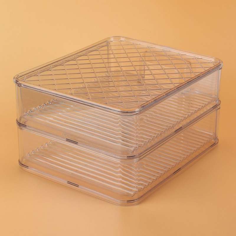 Refrigerator Storage Box Crisper Kitchen Transparent Storage Drawer
