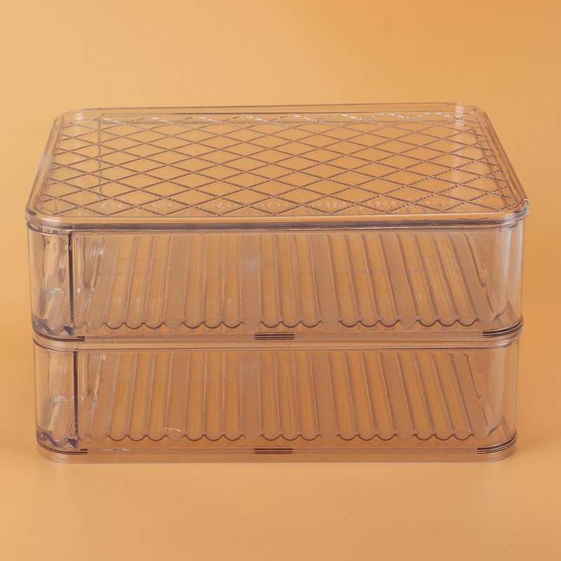Refrigerator Storage Box Crisper Kitchen Transparent Storage Drawer