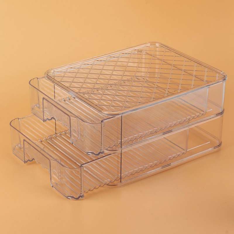 Refrigerator Storage Box Crisper Kitchen Transparent Storage Drawer