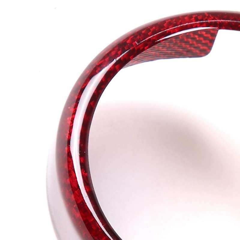 Car Real Carbon Fiber Grill Outer Ring Cover for Alfa Romeo Giulia